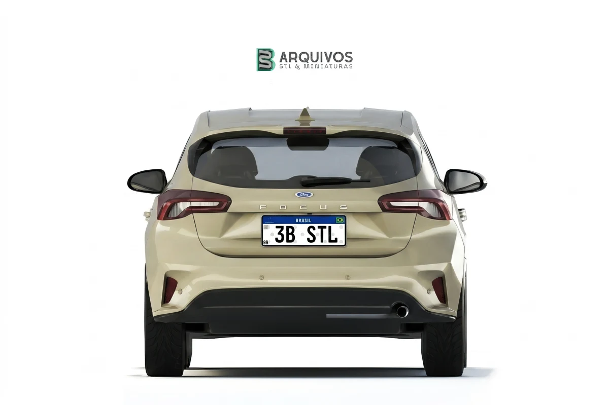 Modelo 3D STL - Ford Focus 1.0 Ecoboost 2018 — foto 2